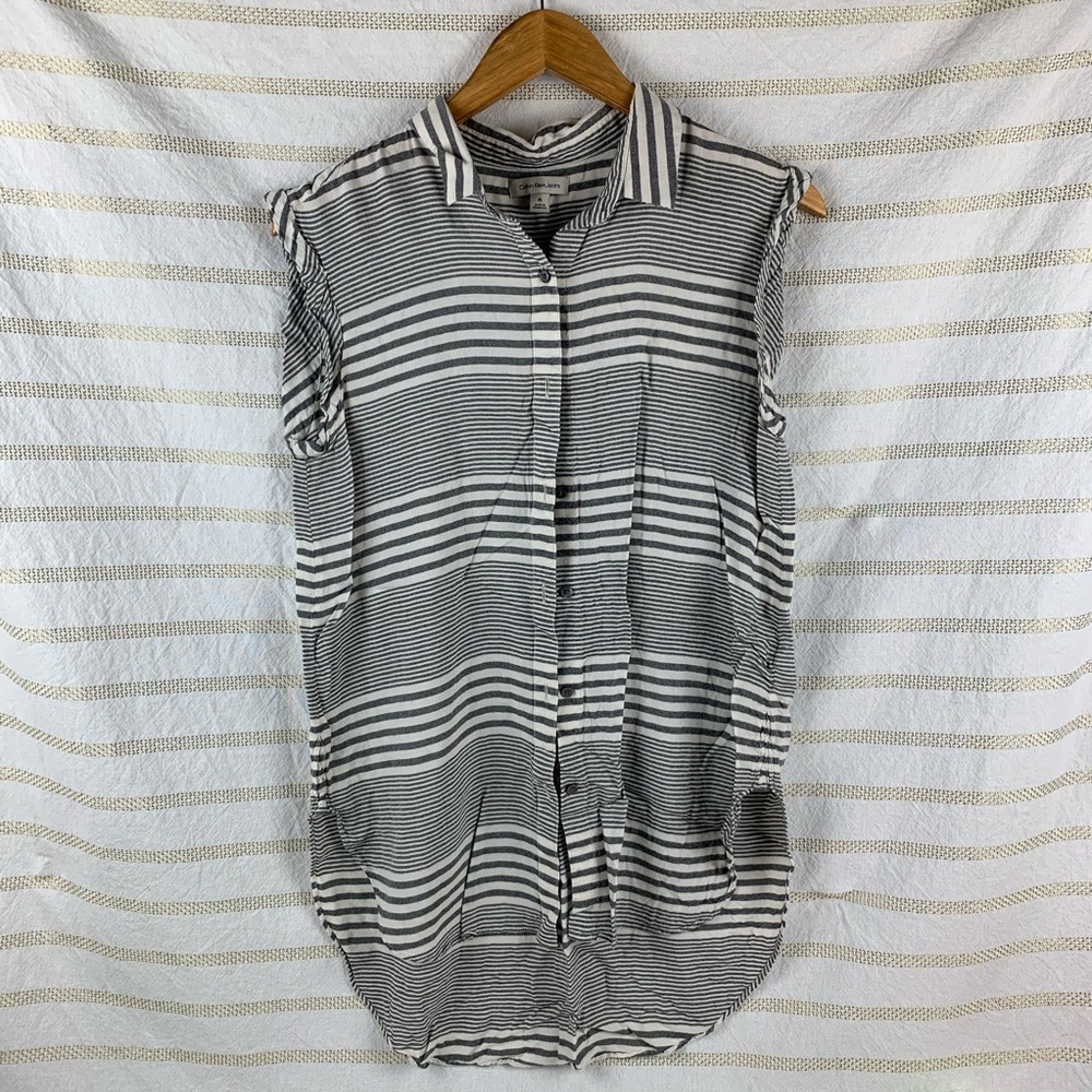 Striped Button Up